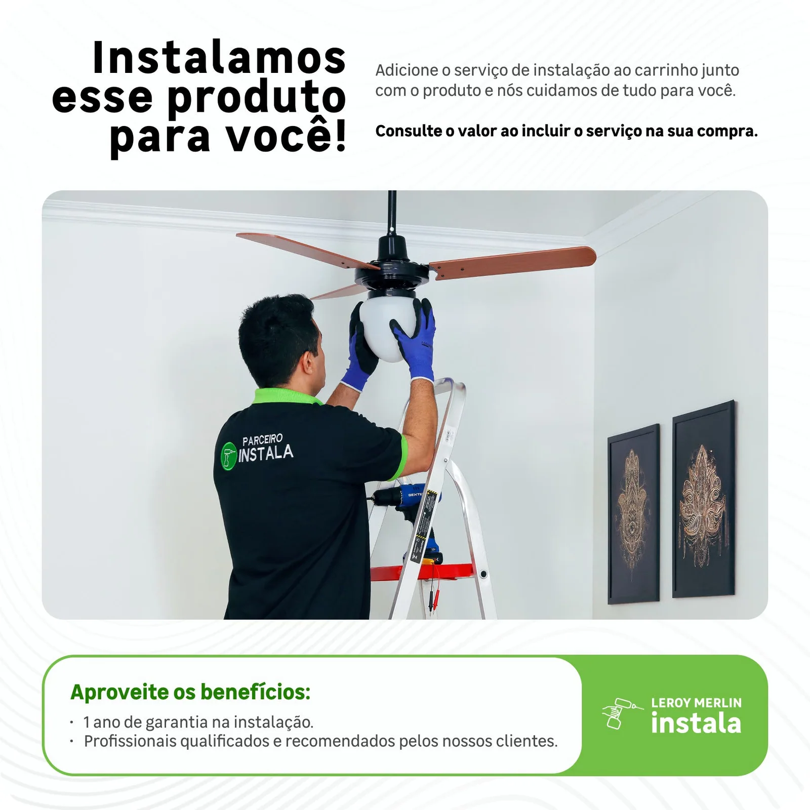 Ventilador de Teto com Controle Remoto Arteconfort Paraty com Led 3 Pás 132 cm Marrom Bivolt - imagem 10