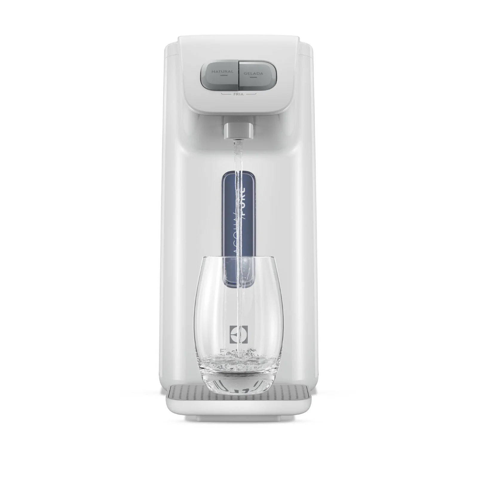 Purificador de Água Electrolux Gelada Fria e Natural Efficient Eletrônico PE15B Branco Bivolt