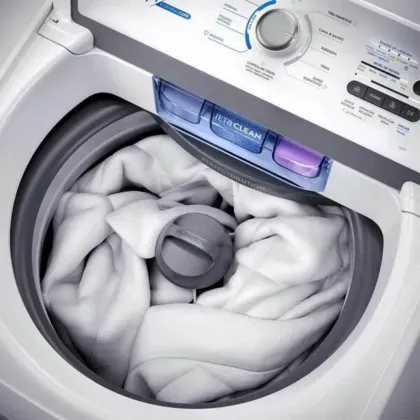 Máquina de Lavar Roupa 17kg Electrolux Branca com Cesto Inox 11 Programas e Jet Clean LED17 110V - imagem 6