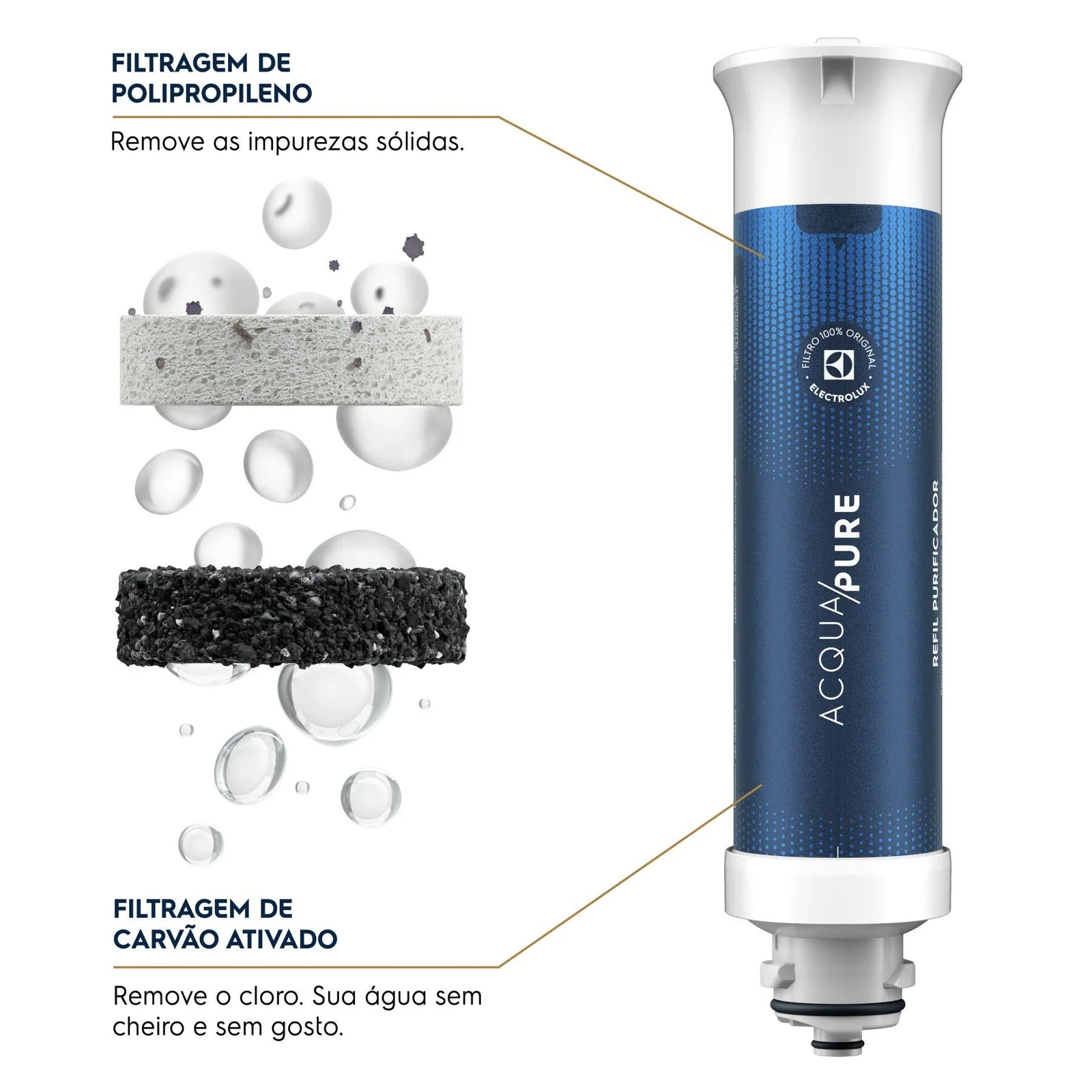 Purificador de Água Electrolux Gelada Fria e Natural Efficient Eletrônico PE15B Branco Bivolt - imagem 7