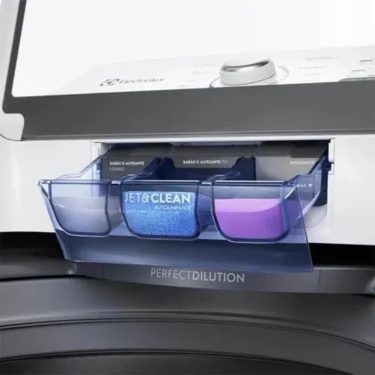 Máquina de Lavar Roupa 17kg Electrolux Branca com Cesto Inox 11 Programas e Jet Clean LED17 110V - imagem 8